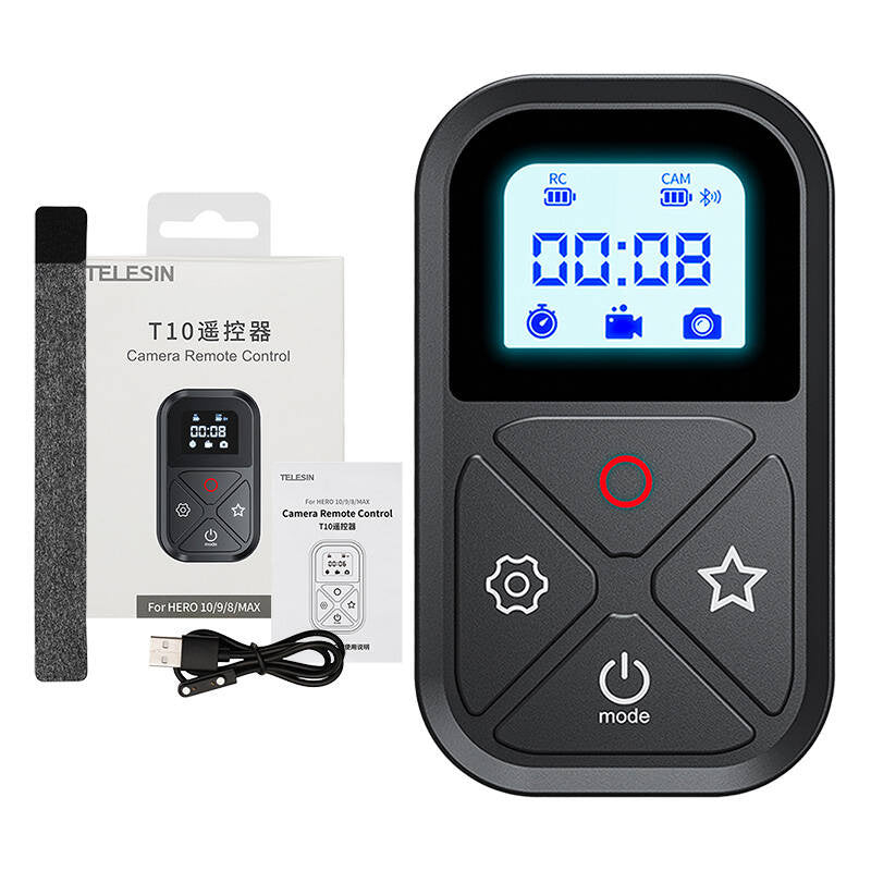 Remote control Telesin for GoPro Hero 13 / 12 / 11 / 10 / 9 / 8 / MAX (GP-RMT-T10)
