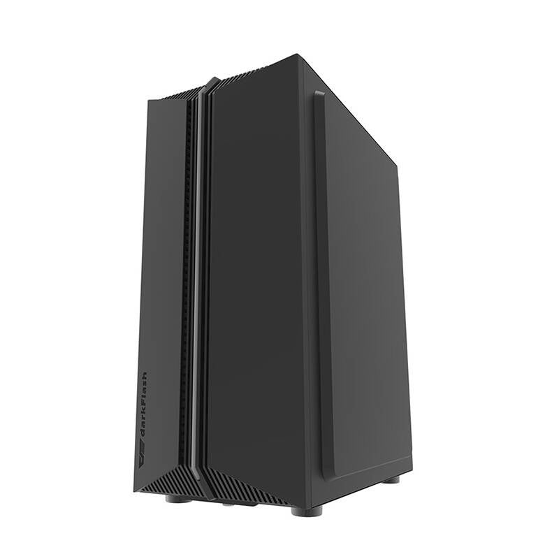 Darkflash DK151 LED θήκη υπολογιστή (μαύρη) + 3 ανεμιστήρες RGB