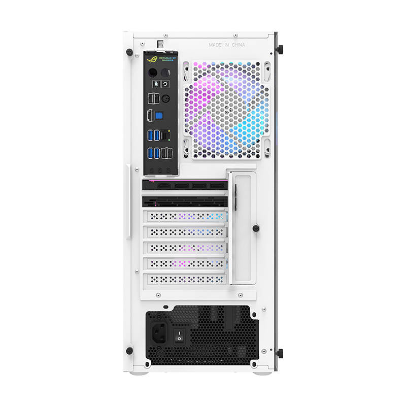 Darkflash DK351 θήκη υπολογιστή (λευκή) + 4 ανεμιστήρες RGB