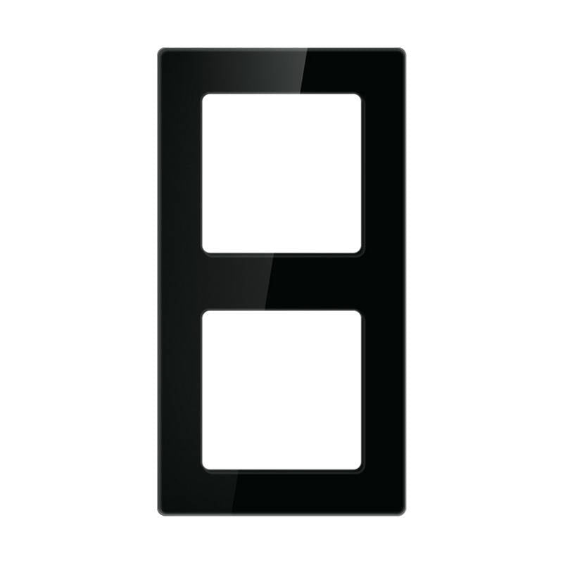 Avatto Διπλό Πλαίσιο Διακόπτη N-TS10-Frame-B2 (Μαύρο)