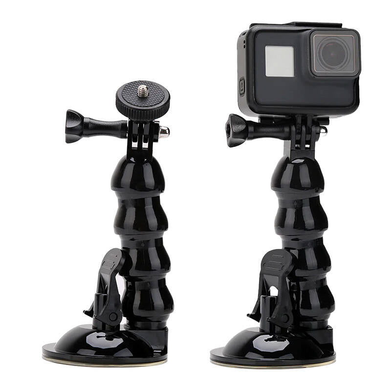 Flexible car suction cup mount TELESIN for action cameras