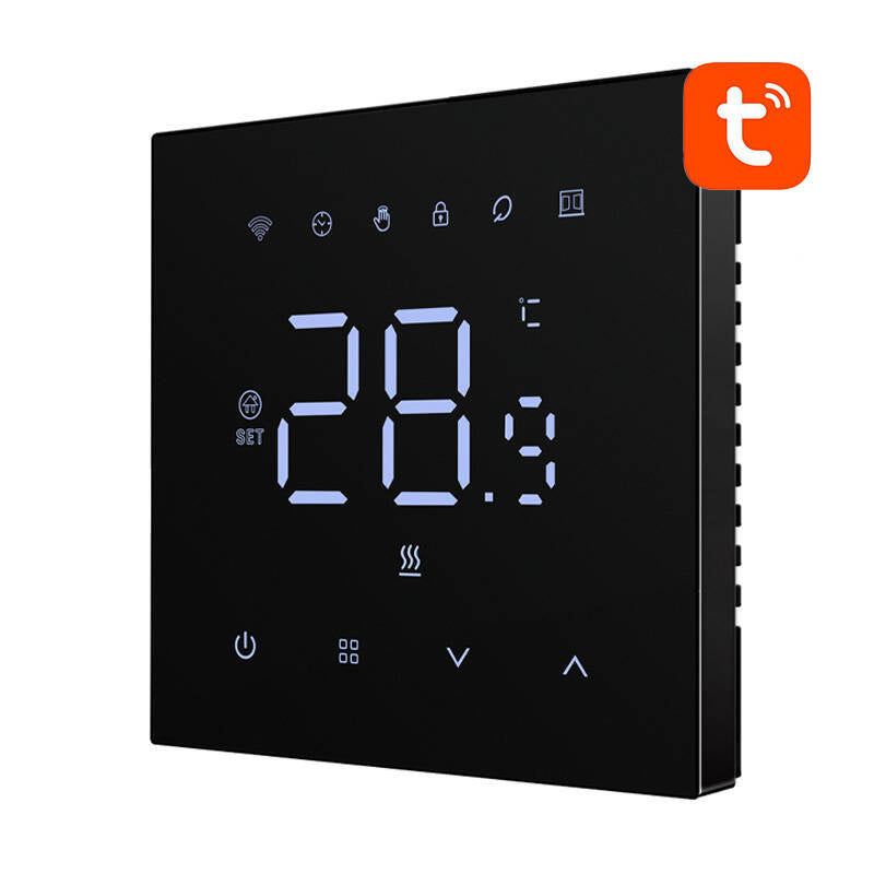 Avatto Έξυπνος Θερμοστάτης WT410-BH-3A-B Boiler Αερίου 3A WiFi (Μαύρο)