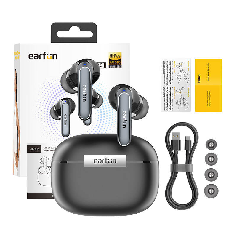 Earphones TWS EarFun Air2 (black)