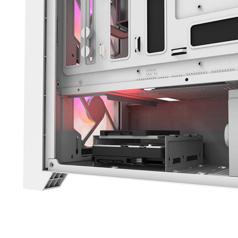 Darkflash DRX70 MESH θήκη υπολογιστή (λευκή) + 4 ανεμιστήρες RGB