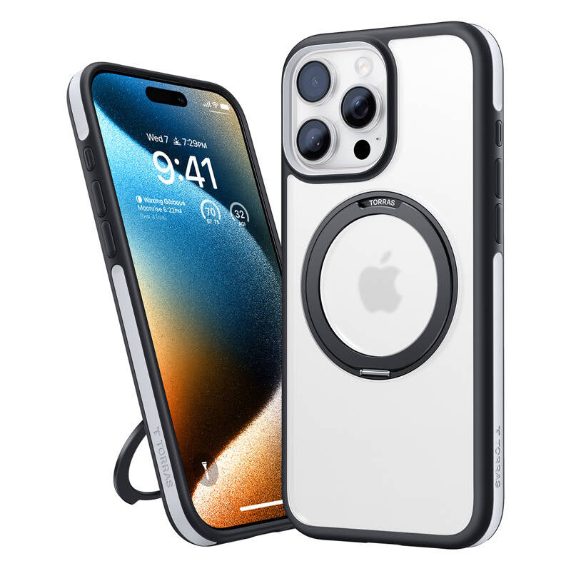 Etui Torras Ostand R Fusion for iPhone 16 Pro (Black)