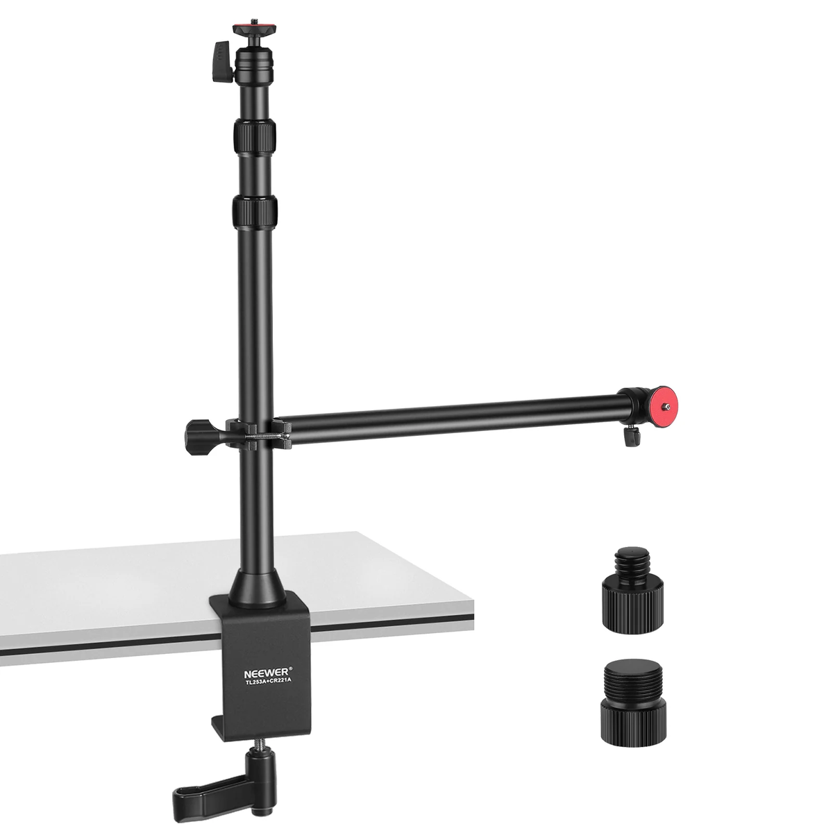 Tabletop Camera Mount with Two Auxiliary Holding Arms Neewer