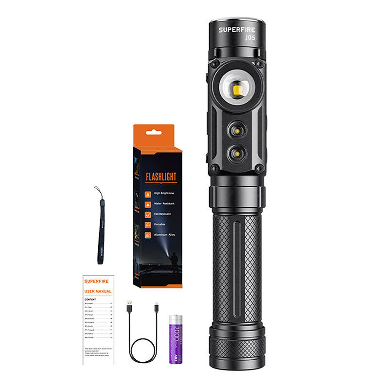 Superfire J05, 380+450lm flashlight