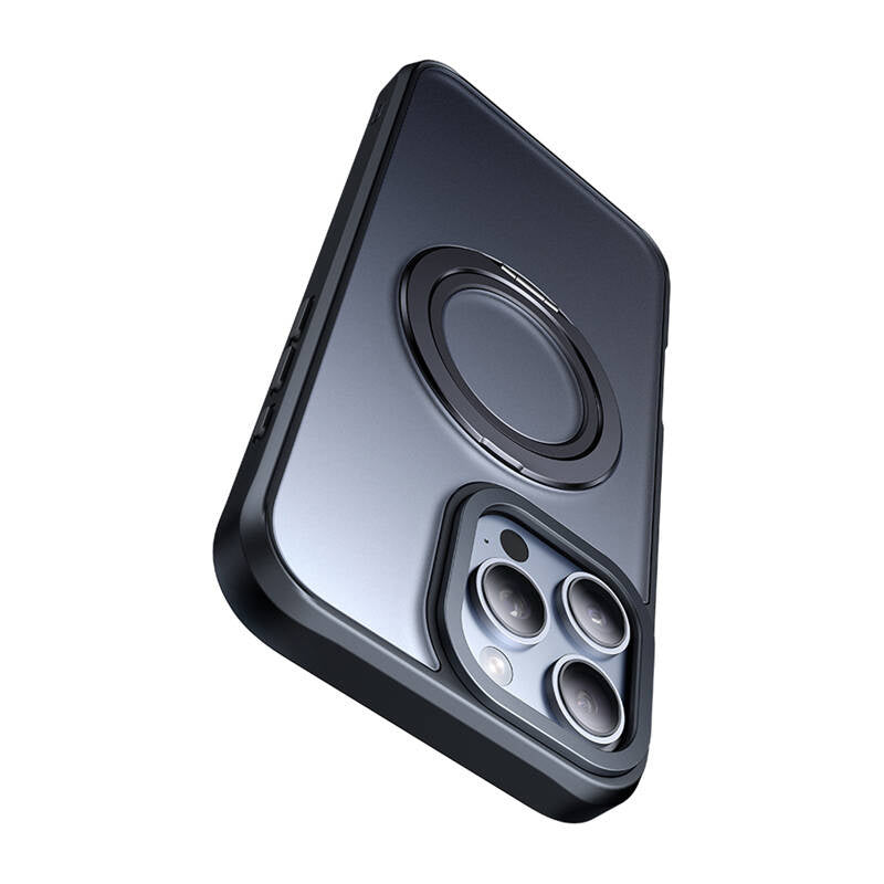 McDodo PC-4932 MagSafe Case for iPhone 16 Pro with stand (black)