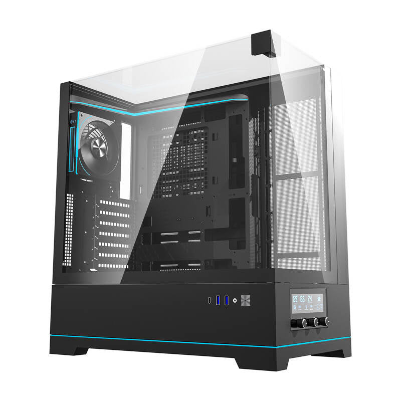 Darkflash DY450 PRO Glass Computer Case (black)
