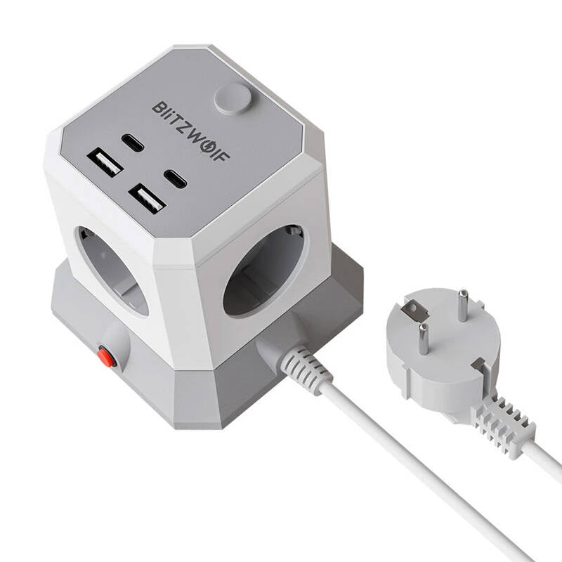 Power Outlet Extender BlitzWolf BW-EC1 4xAC 2xUSB-A 2xUSB-C