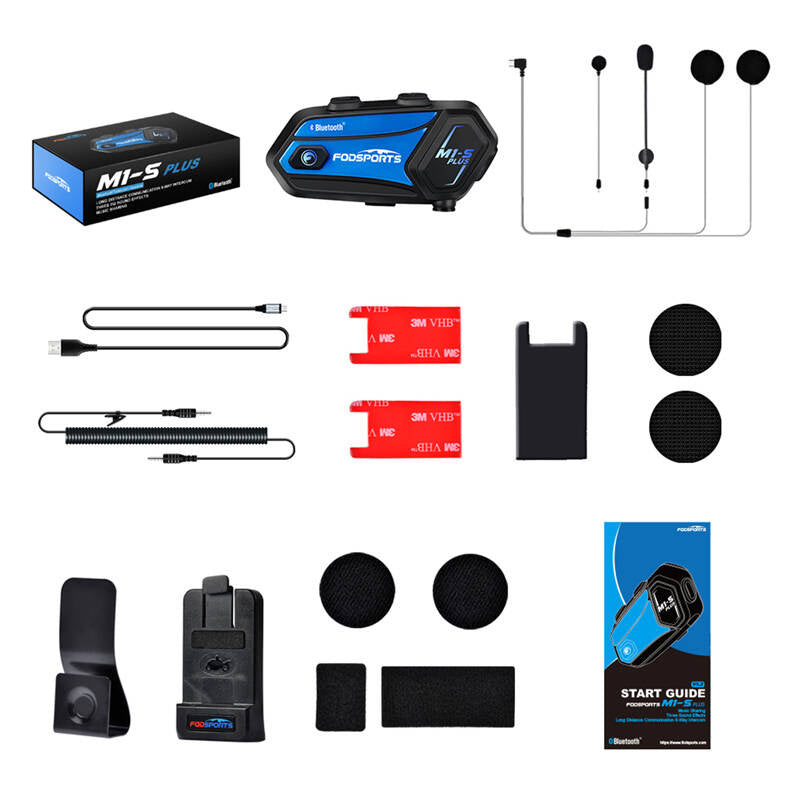 Headset intercom Fodsports M1-S Plus (black)