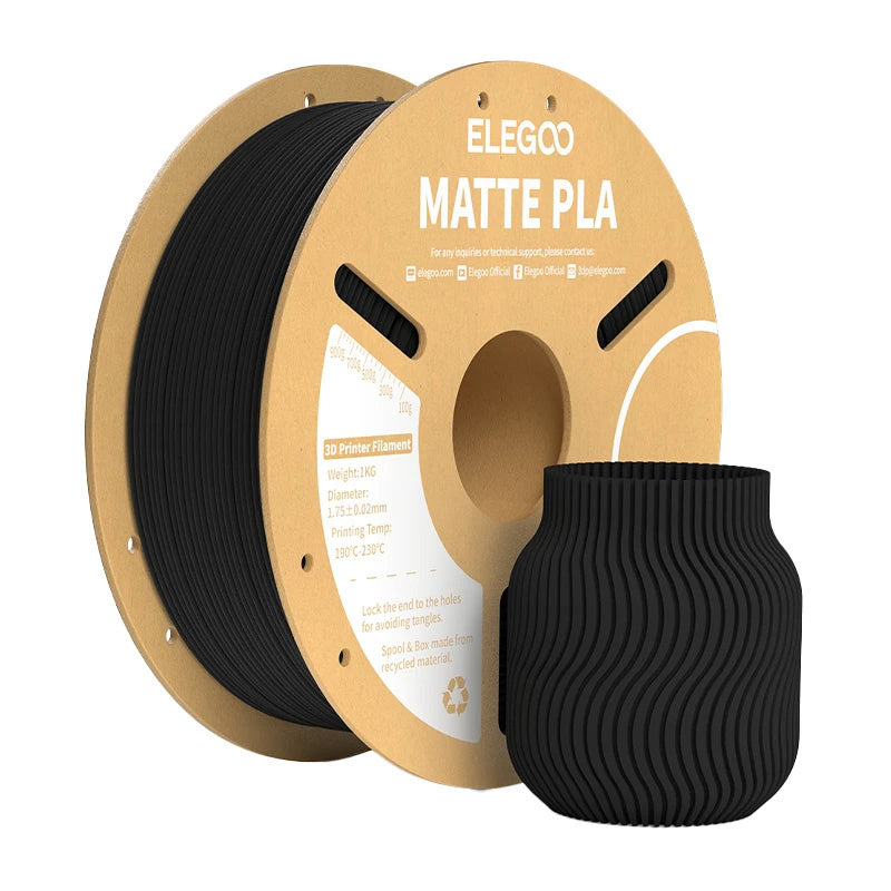 Filament PLA Matte ELEGOO (Black)