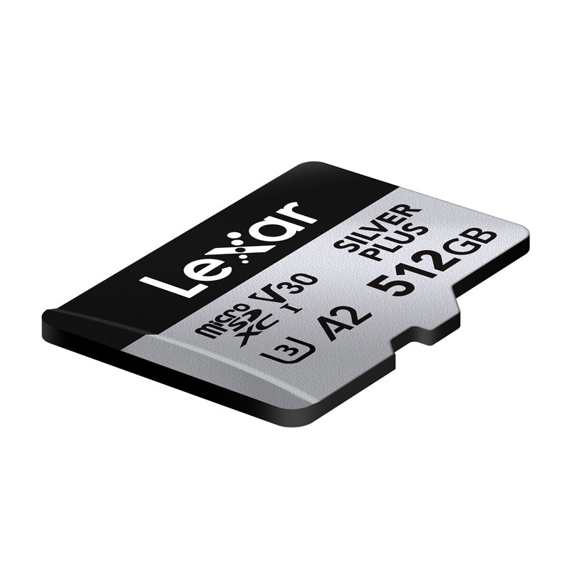 Memory card Lexar High-Performance Silver Plus microSDXC 512GB + adapter