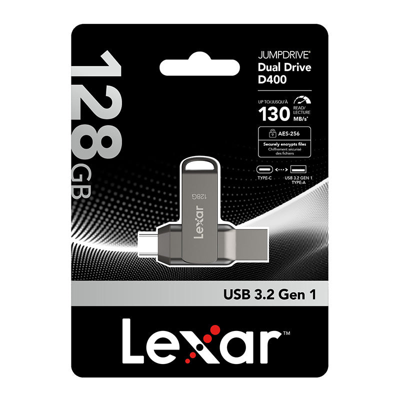 Pendrive Lexar Dual Type-C and Type-A USB 3.1 128GB