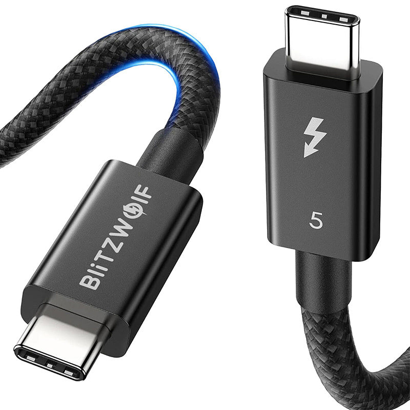 USB-C to USB-C cable BlitzWolf BW-HDC8 240W, 0,.5m (black)