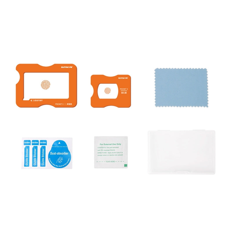 Sunnylife AR Anti-reflection Tempered Film with Locator Accessories for Osmo Pocket 3
