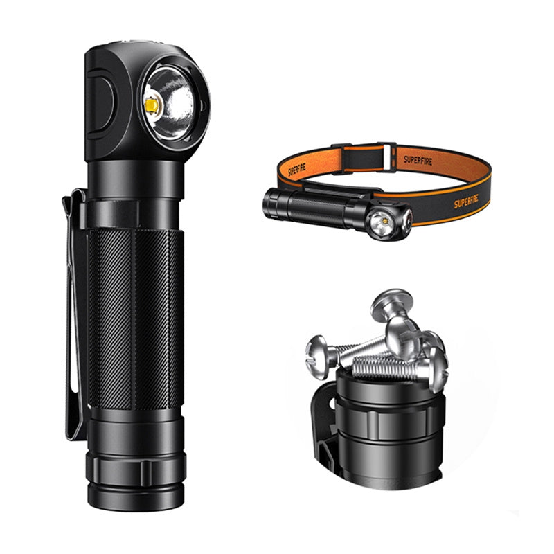 Headlight SuperfireTH04-S, 1000lm, USB-C