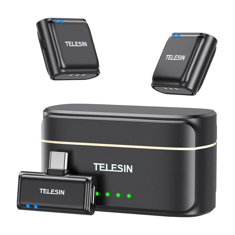 Microphone + Powerbank for Phones Telesin, (Type-C)