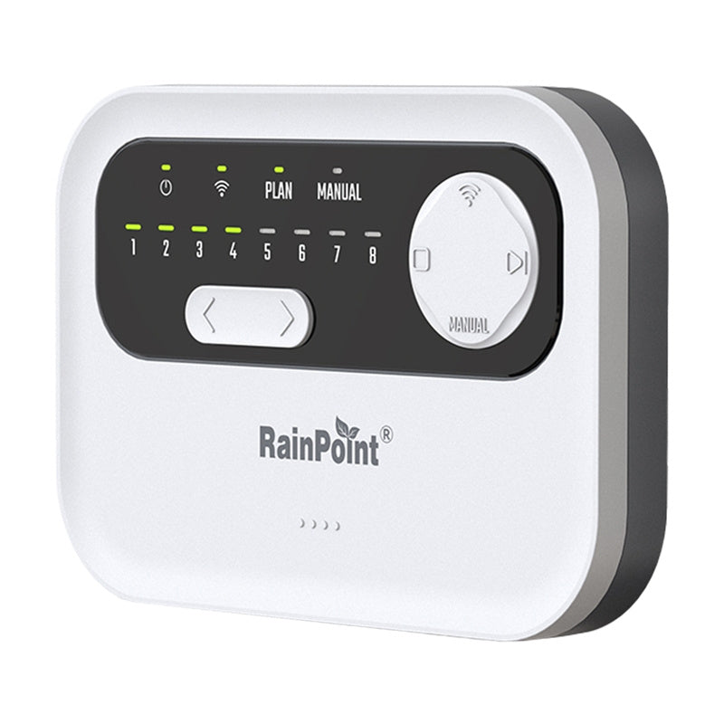 8-zone indoor irrigation controller RainPoint WiFi