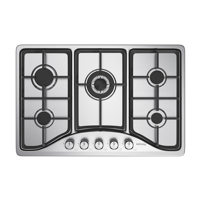 IsEasy Five-zones stainless steel gas stove MGBS-765