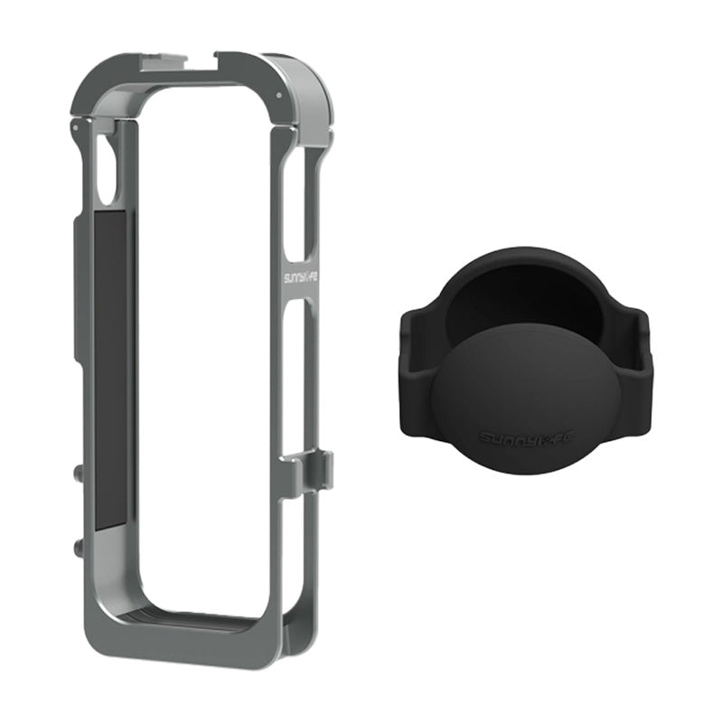 Sunnylife Magnetic Metal Frame with Silicone Lens Cap for Insta360 X5