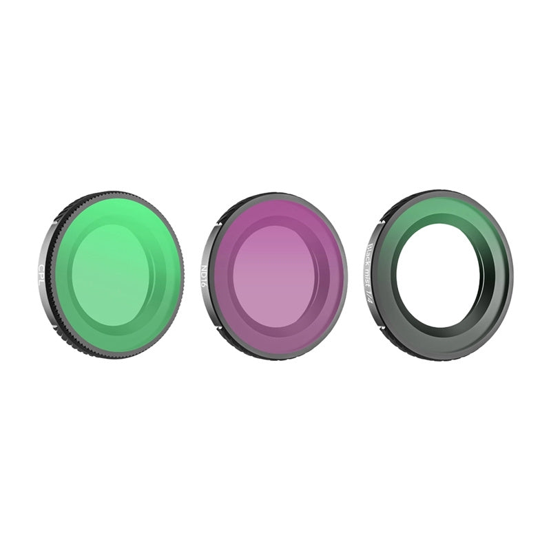 Lens Filters 1/4” Sunnylife 3pcs Mixture – Black Mist + CPL + ND16 for Osmo Nano