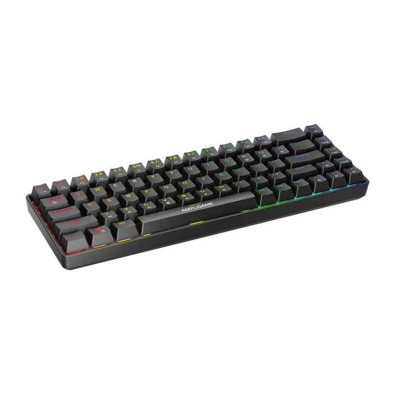 Fifine Mechanical keybord GK1, 65% RGB (black)