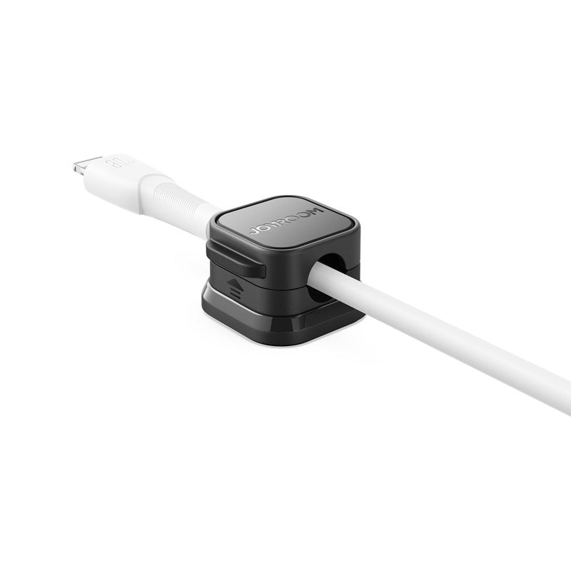 Joyroom JR-ZS368 magnetic cable organizer, 3 pieces (black)