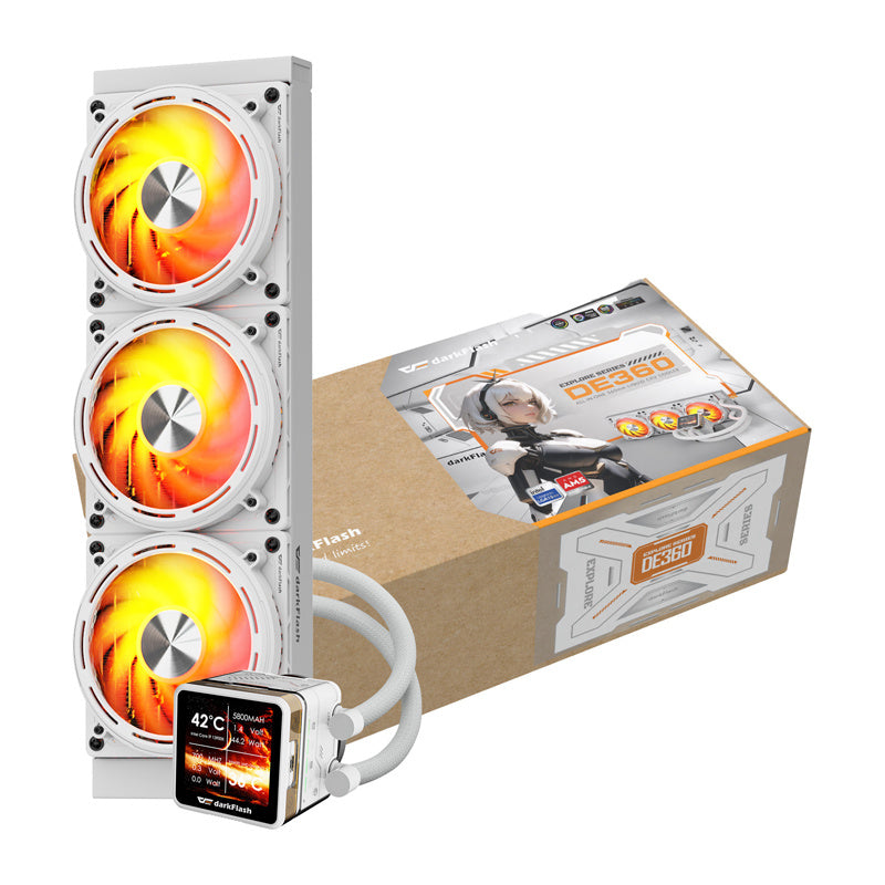 DarkFlash Water Cooler DE360 White