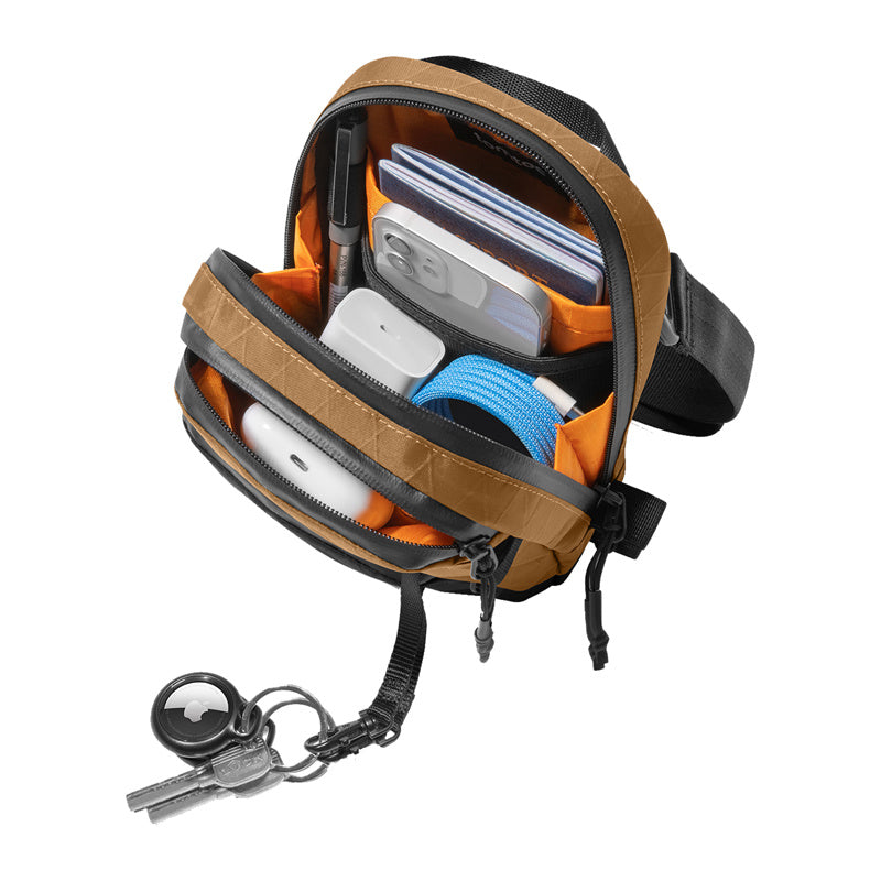 Aviator-T37 Travel Crossbody Bag X-Pac Brown