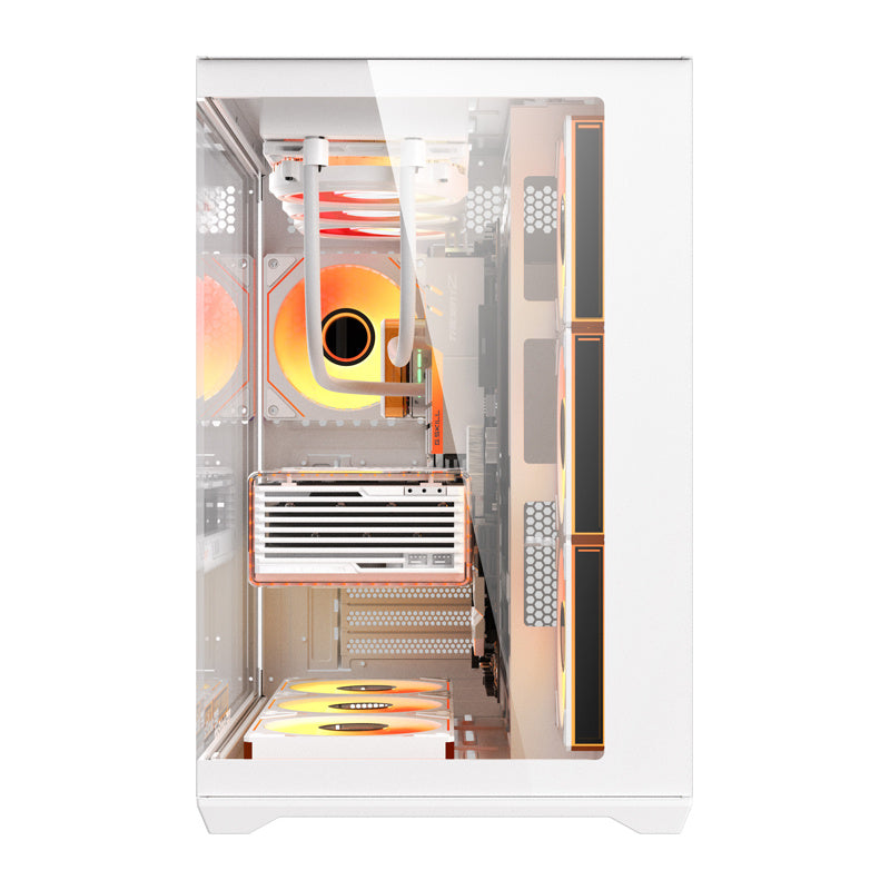 DarkFlash Computer Case C280 White (+7 Fans)