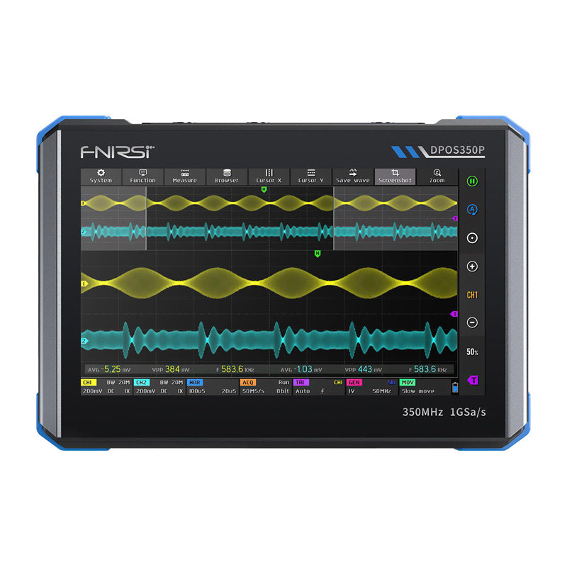 FNIRSI Digital Oscilloscope 4-IN-1 DPOS350P