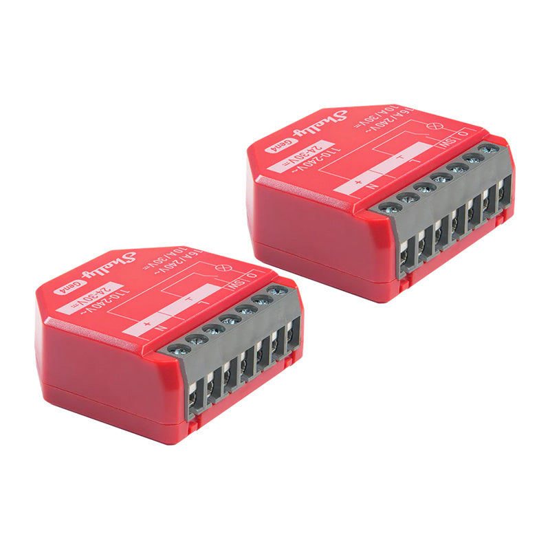 Set of 2 Controller Shelly 1PM Gen4 Zigbee/Matter