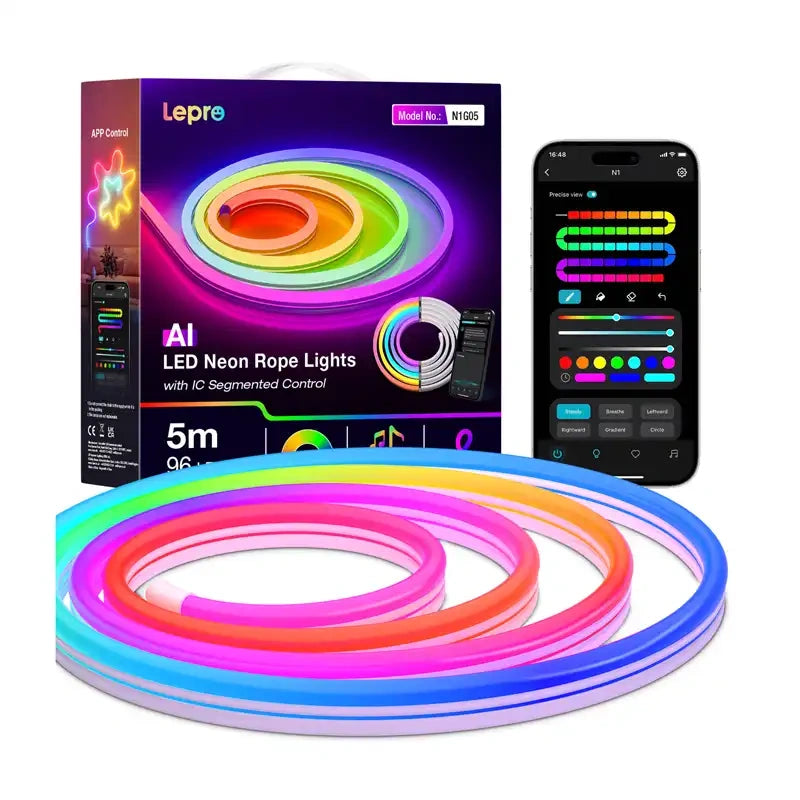 LED strip LEPRO N1-5 RGB 5m