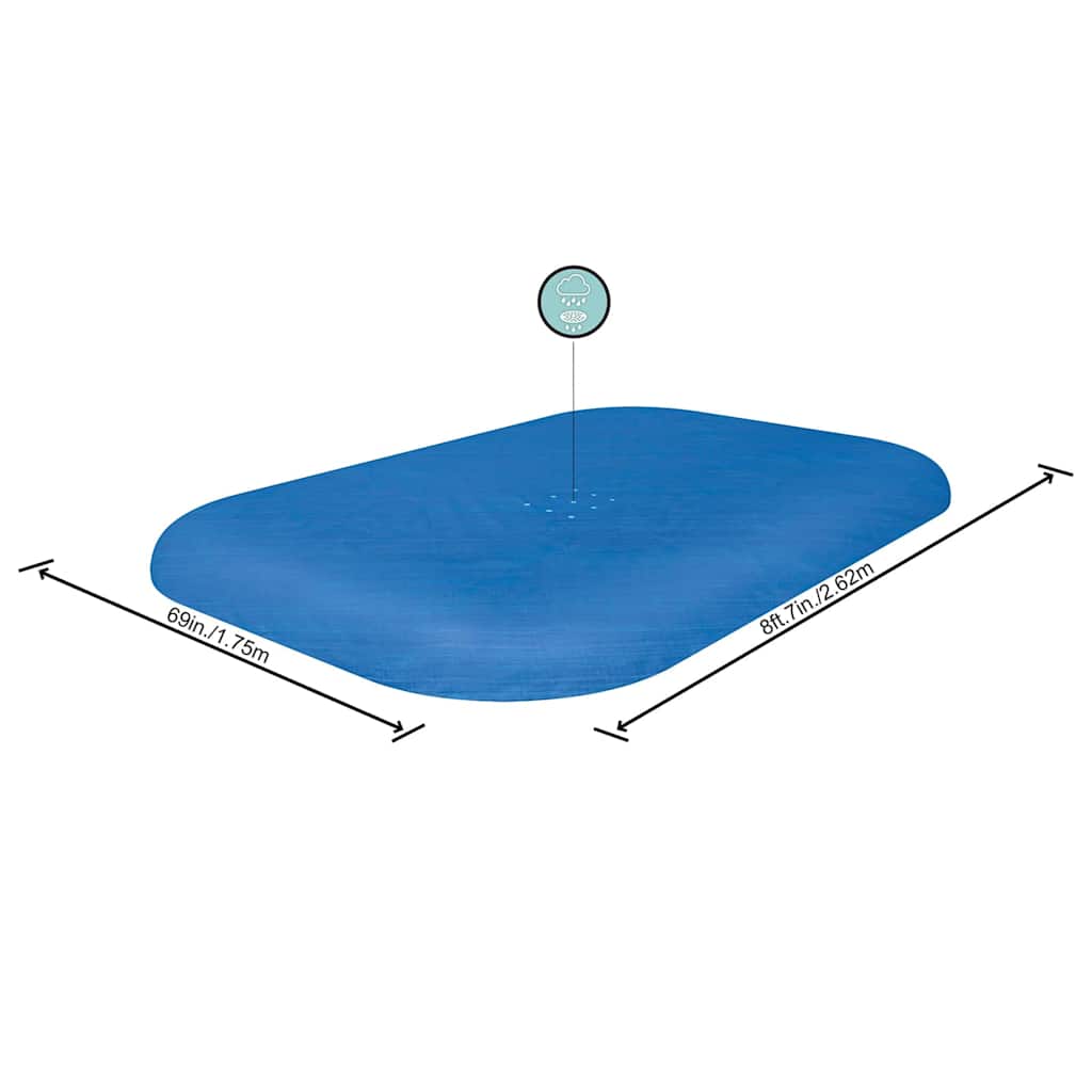 Bestway Κάλυμμα Πισίνας Flowclear 262 x 175 x 51 εκ.