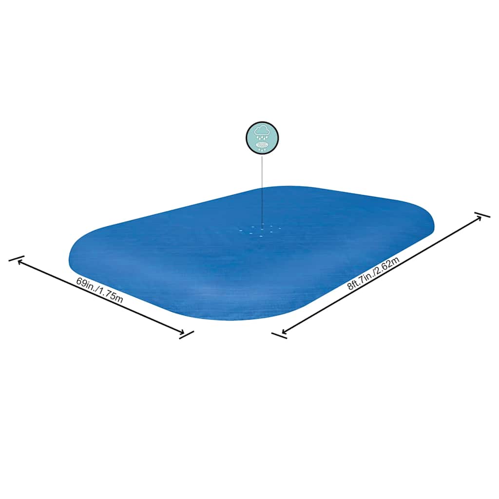 Bestway Κάλυμμα Πισίνας Flowclear 262 x 175 x 51 εκ.