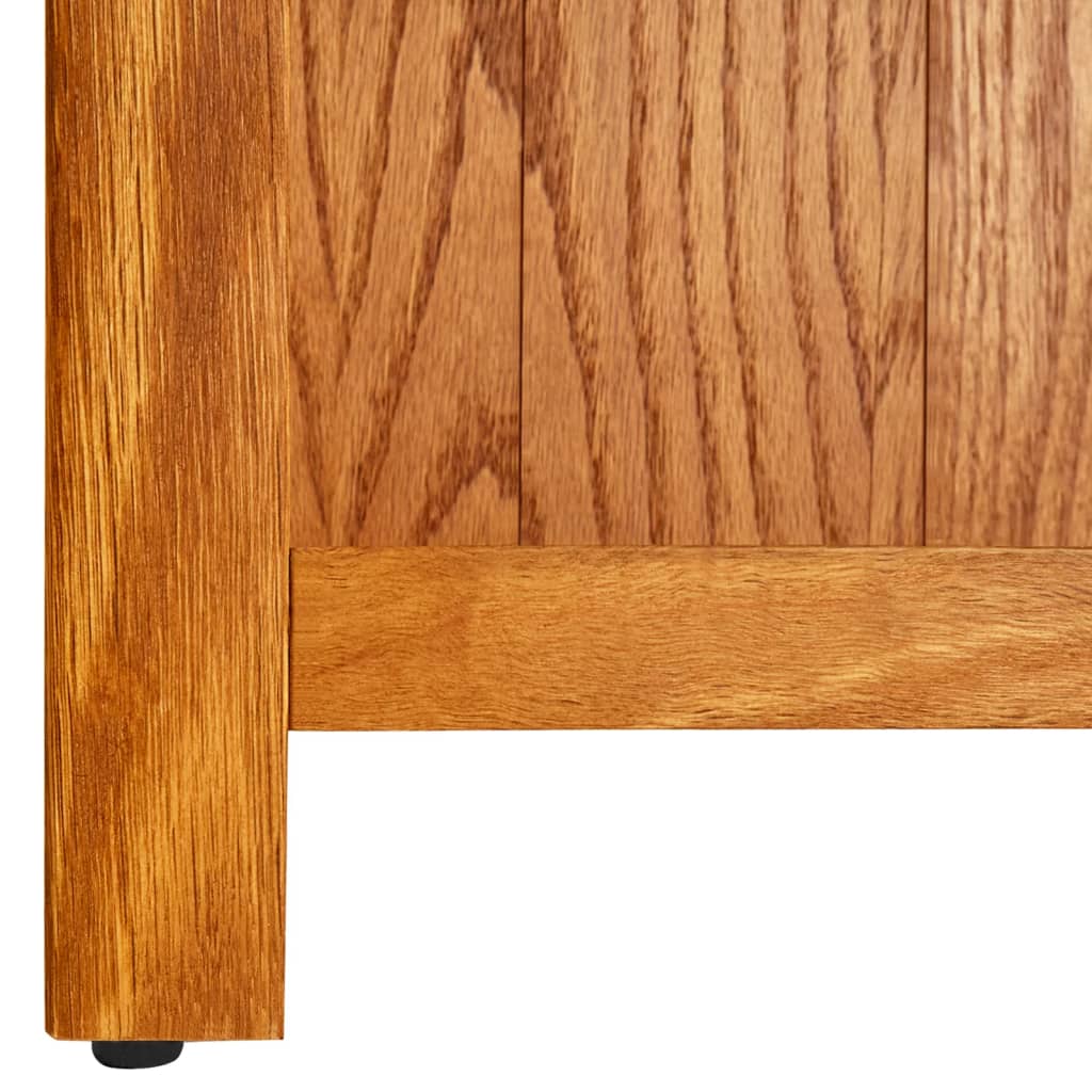 vidaXL Βιβλιοθήκη με 3 Επίπεδα 70 x 22,5 x 82 εκ. από Μασίφ Ξύλο Δρυός