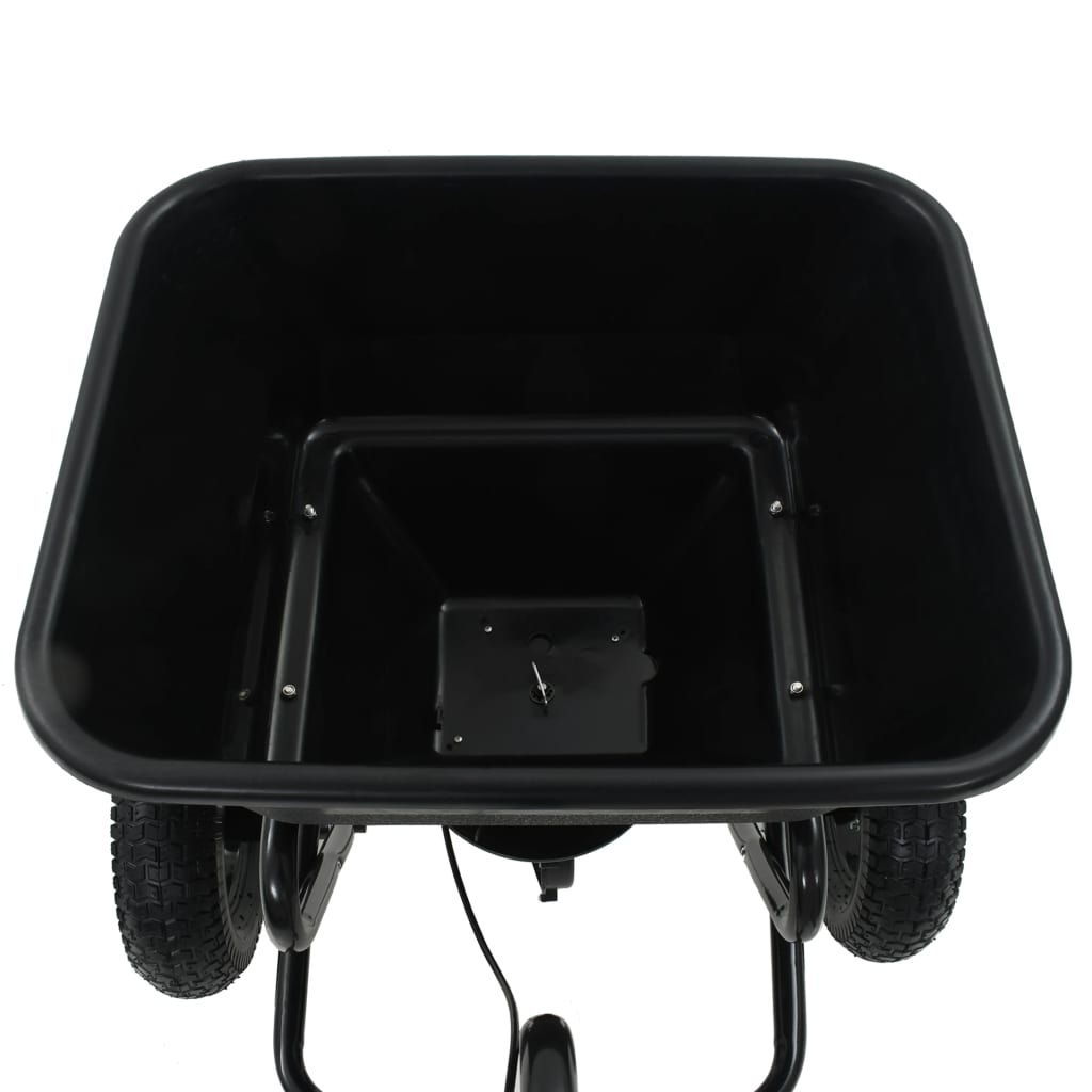 vidaXL Διανομέας Αλατιού Ελκόμενος 45 L 125x74x79 εκ. από PVC/Ατσάλι