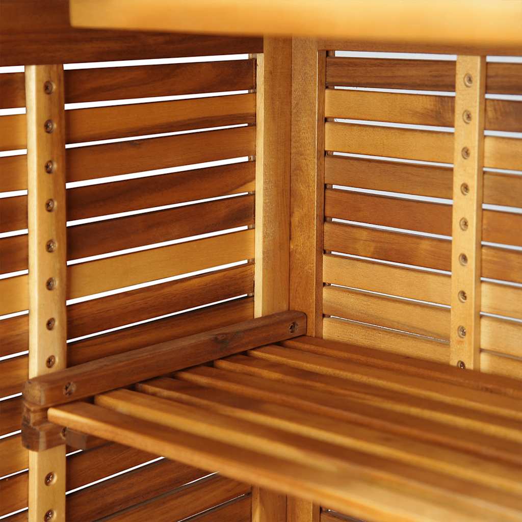 vidaXL Τραπέζι Μπαρ 110 x 50 x 105 εκ. από Μασίφ Ξύλο Ακακίας