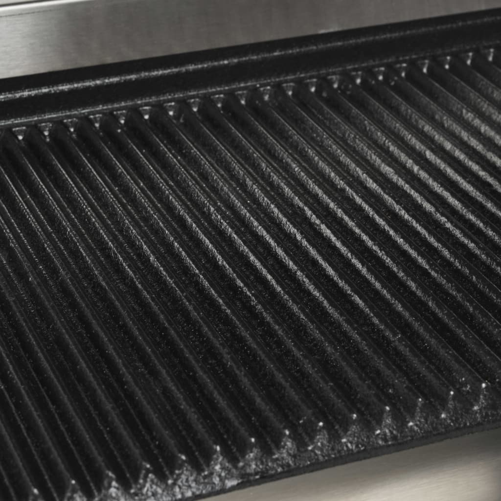 vidaXL Τοστιέρα Ραβδωτή Panini 2200 W 43 x 30,5 x 20 εκ.