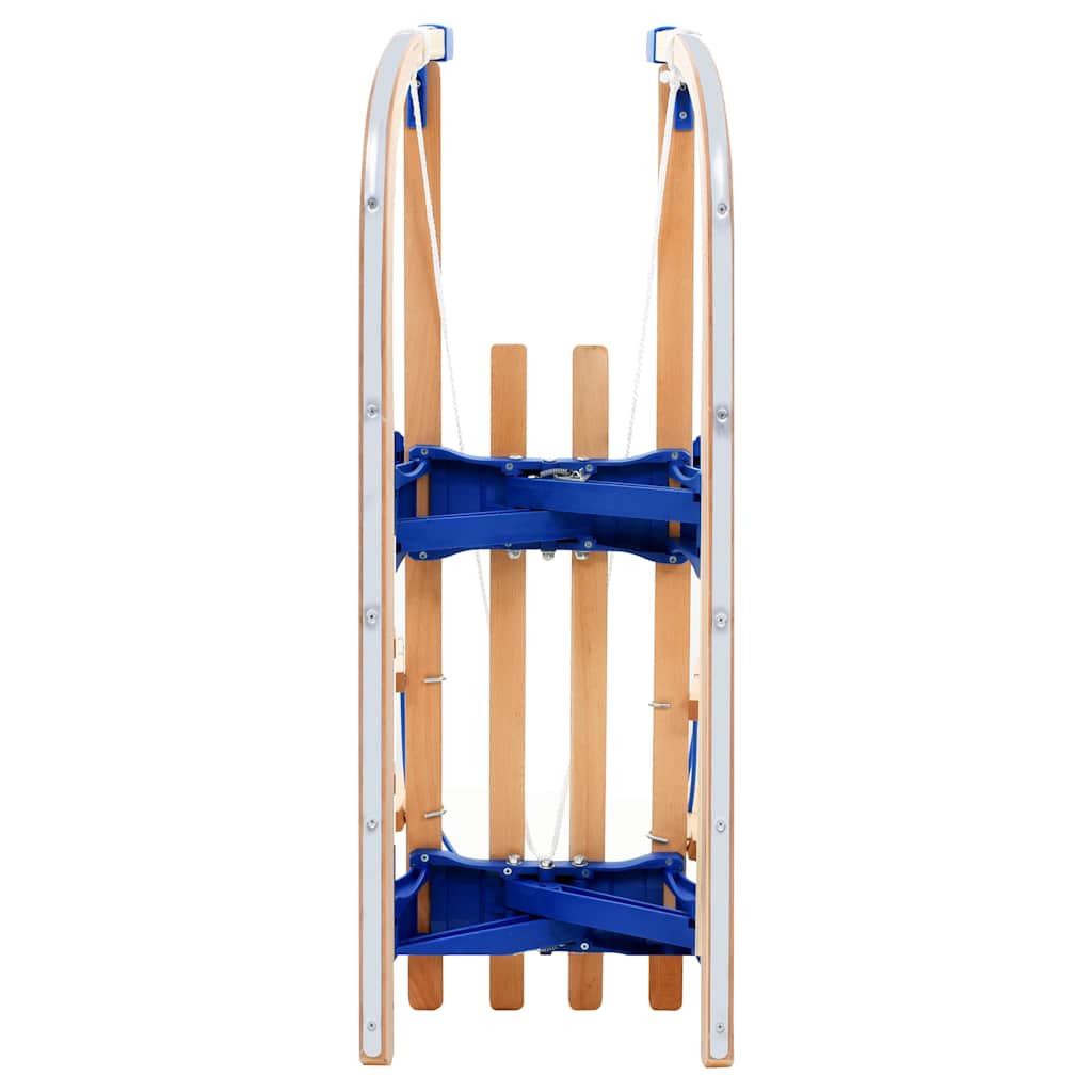 vidaXL Έλκηθρο Πτυσσόμενο με Πλάτη 119 εκ. Ξύλινο