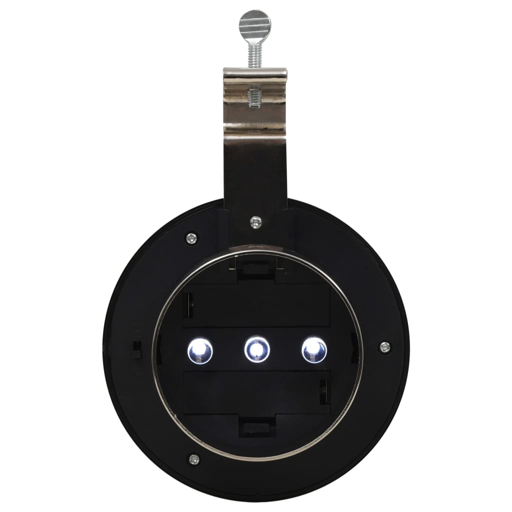 vidaXL Φωτιστικά Εξωτ. Χώρου Ηλιακά 6 τεμ. LED Στρογγυλά Λευκά 12 εκ.