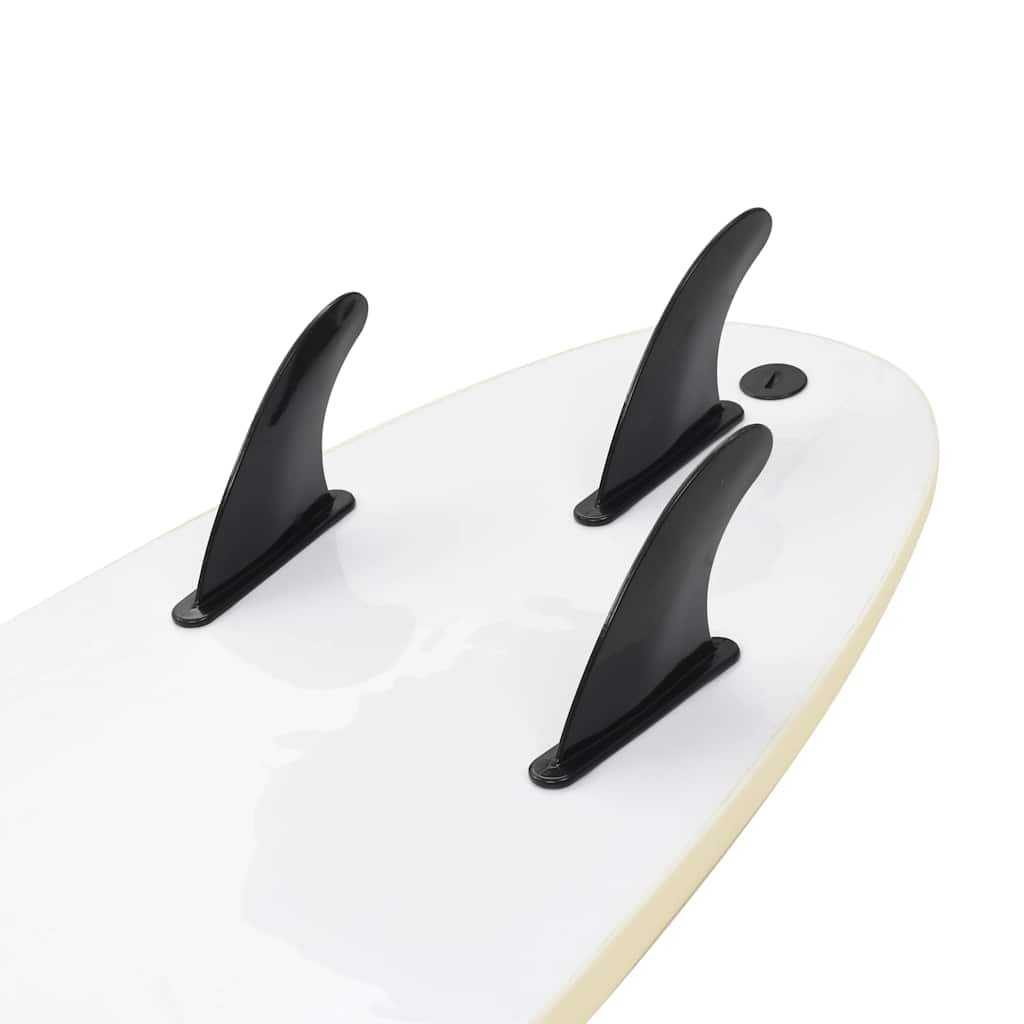 vidaXL Σανίδα Surf Μπλε / Κρεμ 170 εκ.