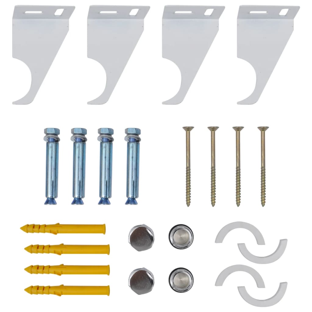 vidaXL Πάνελ Θέρμανσης Λευκό 465 χιλ. x 900 χιλ.