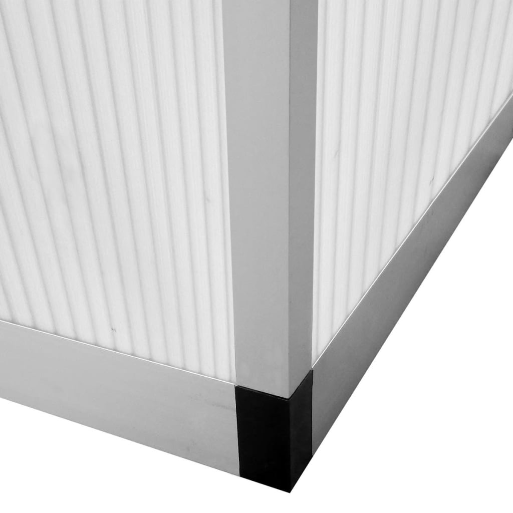 vidaXL Θερμοκήπιο με Πλαίσιο Βάσης 7,55 μ² από Ενισχυμένο Αλουμίνιο