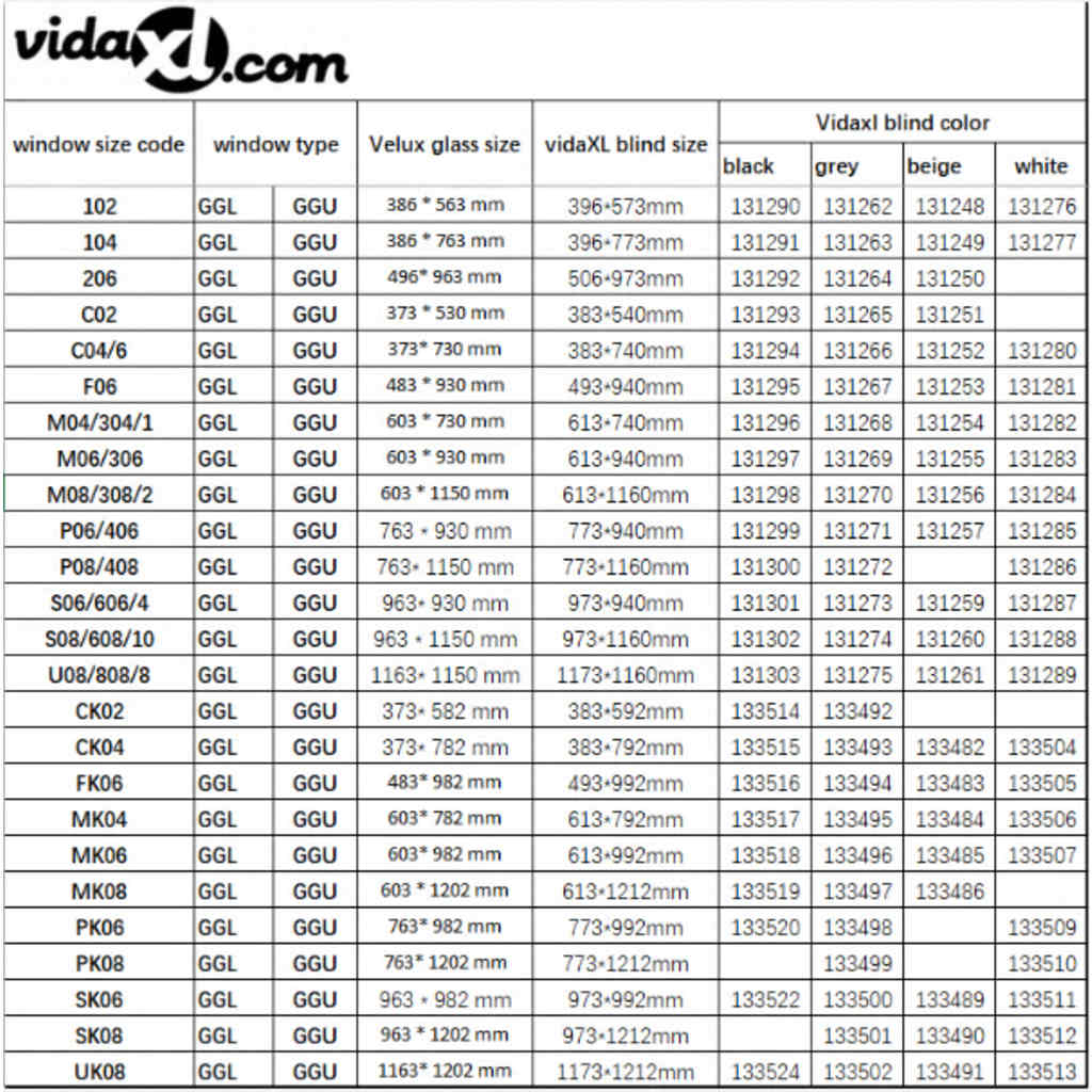 vidaXL Στόρι Ρόλερ Συσκότισης (Blackout) Μπεζ P06/406 GGL και GGU