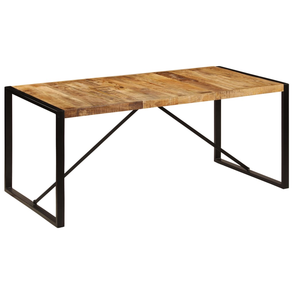 vidaXL Τραπεζαρία 180 x 90 x 75 εκ. από Μασίφ Ξύλο Μάνγκο