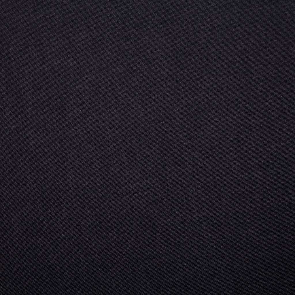 vidaXL Σετ Σαλονιού 2 Τεμαχίων Μαύρο Υφασμάτινο