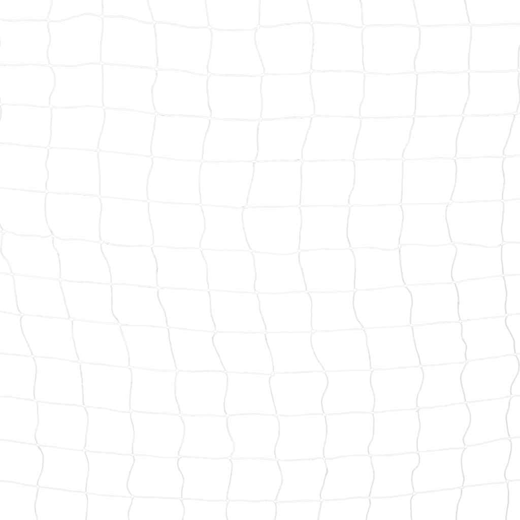 vidaXL Τέρμα Ποδοσφαίρου Ασπρόμαυρο 300 x 200 x 90 εκ. Μεταλλικό