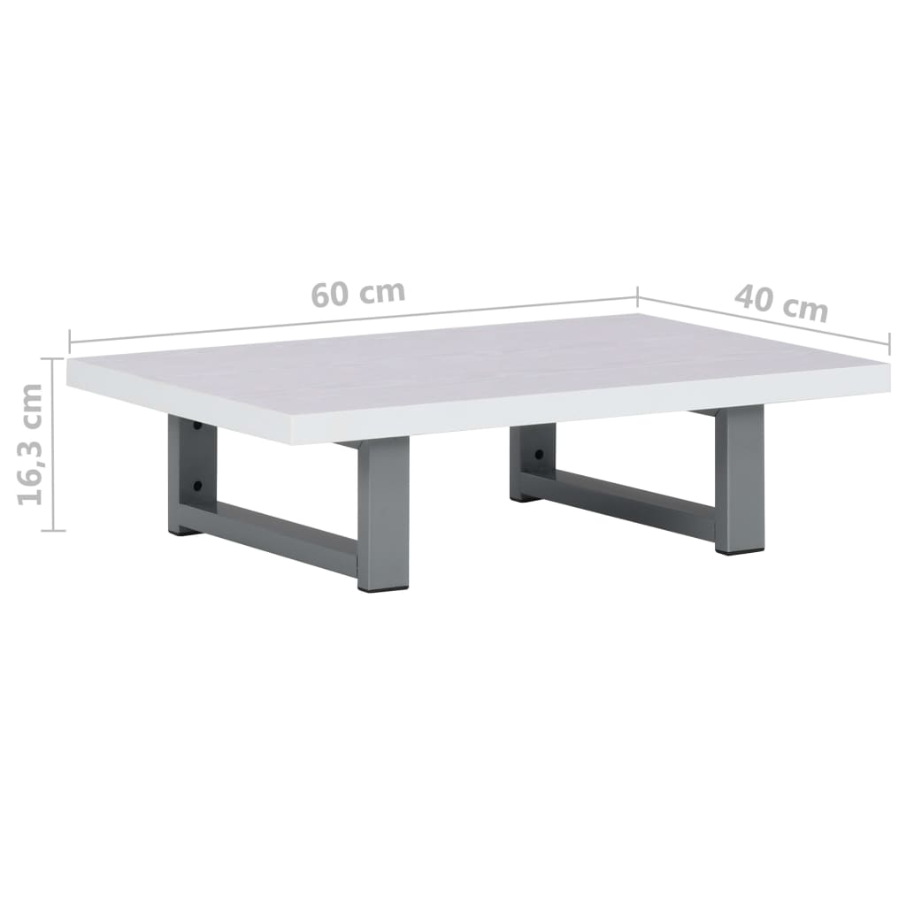 vidaXL Έπιπλο Μπάνιου Λευκό 60 x 40 x 16,3 εκ.